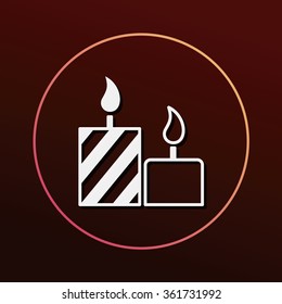 birthday candle icon