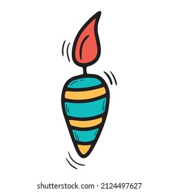 Birthday candle . Vector design illustration. Invitation card, banner. Vector isolated design element. Isolated vector set. Celebrate party.