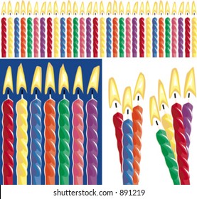 Birthday, candles, 30 birthday, 3 grouped, 4 grouped