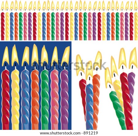 Birthday, candles, 30 birthday, 3 grouped, 4 grouped