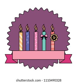 Birthday candles design
