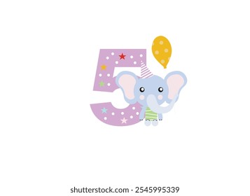 birthday candles, happy birthday, illustration with animals, gifts, cake