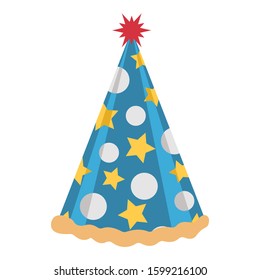 
birthday cap, party cap  Color Vector icon which can be easily modified or edit

