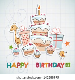 Birthday card.