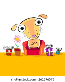 Birthday card.