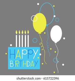 Birthday card.