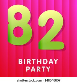 Birthday card 82