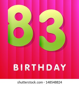 Birthday card 83