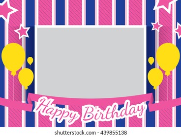 Birthday card background.