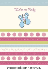 birthday card with butterfly