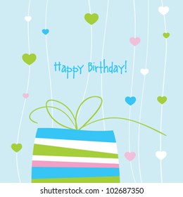 Birthday card with copy space