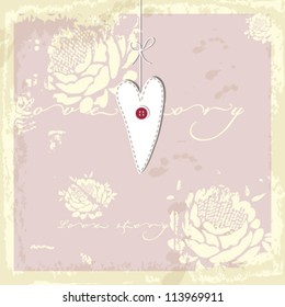 Birthday card with copy space