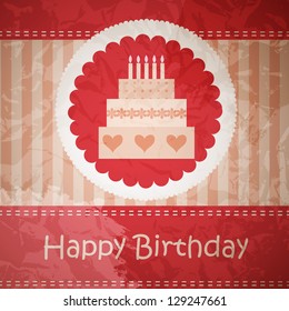 Birthday card with copy space