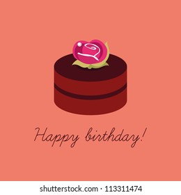 Birthday card, Cupcake