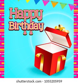 Birthday card design, birthday present 