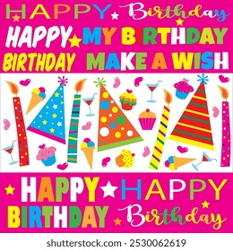 Birthday card design with present
