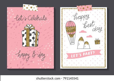 Birthday card design templates