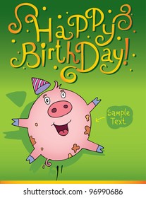 Birthday card, friends