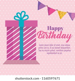 birthday card with gift