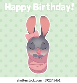 Birthday card for girl