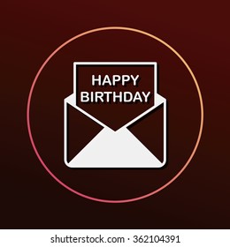 Birthday Card Icon