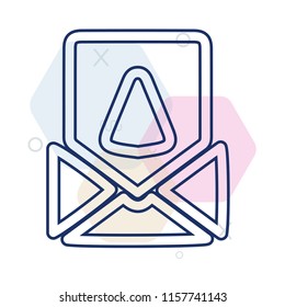 Birthday card icon vector can be used as png, Birthday card