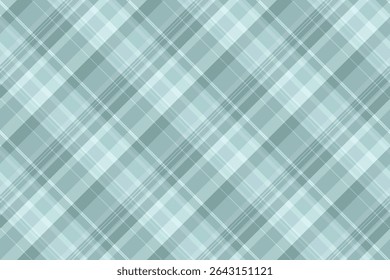 Tarjeta de cumpleaños de Vector textil sin costuras, tartán de cuadros de tela directa. Hermoso fondo de patrón de cuadros de textura en colores pastel y paleta de colores claros.