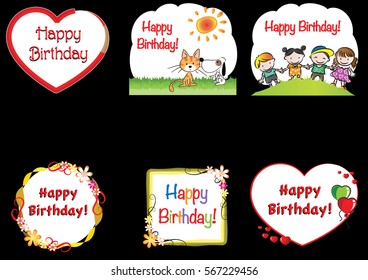 birthday card set