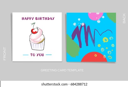 birthday card template