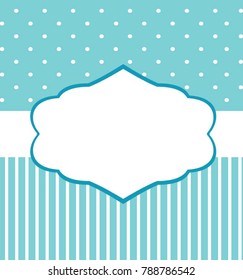 Birthday card template for boys, vector