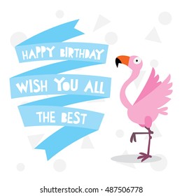 Birthday card template for infant and children
