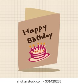 birthday card theme elements vector,eps