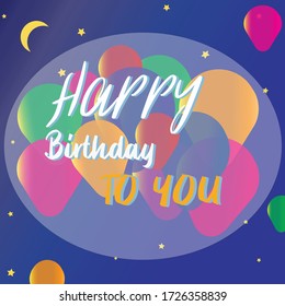 birthday card withthe design interesting and elegant