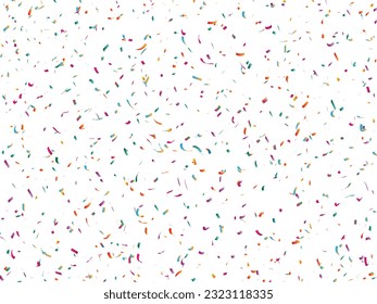 Birthday celeberation confetti background, vector illustration