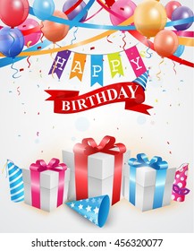 Birthday and celebration background
