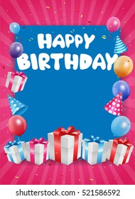 Birthday celebration background