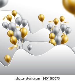 birthday celebration background vector illustration