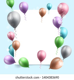 birthday celebration background vector illustration