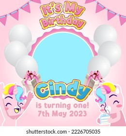 birthday celebration background vector illustration