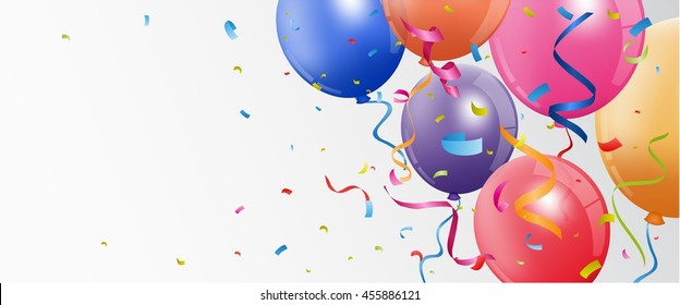 Birthday and celebration banner 