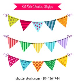 Birthday and Celebration Banner. Vector Illustration.