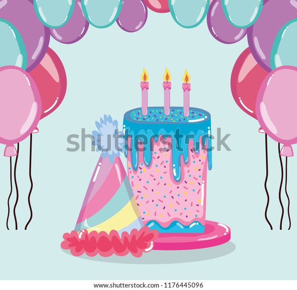 Birthday Celebration Cartoons Stock Vector (Royalty Free) 1176445096