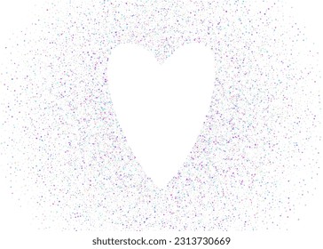 Birthday Confetti. Glitter Art. Pink Party Texture. Kaleidoscope Tinsel. Hologram Glitter. Laser Flyer. Disco Christmas Serpentine. Holiday Foil. Violet Birthday Confetti