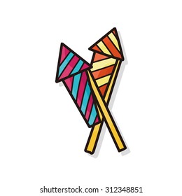 birthday cracker doodle
