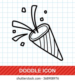 birthday cracker doodle