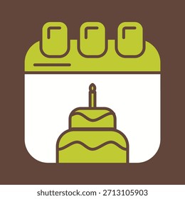 Icono gráfico de Vector creativo de cumpleaños