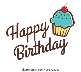 birthday cupcake