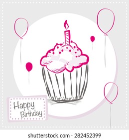 Birthday Cupcake