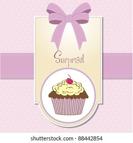 Birthday cupcake