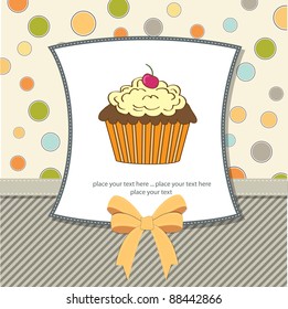 Birthday cupcake